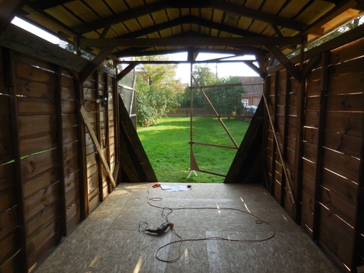 Boatshed’s inside looking fore to the outside