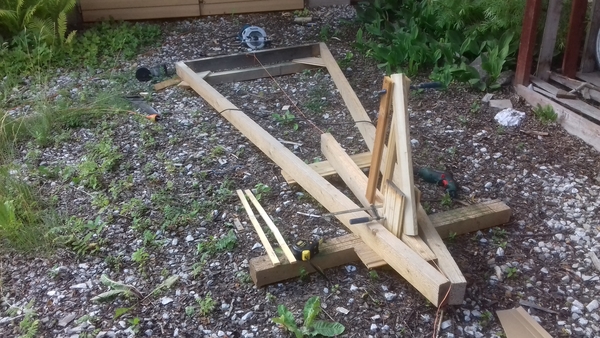 Fitting the stem piece to strongback