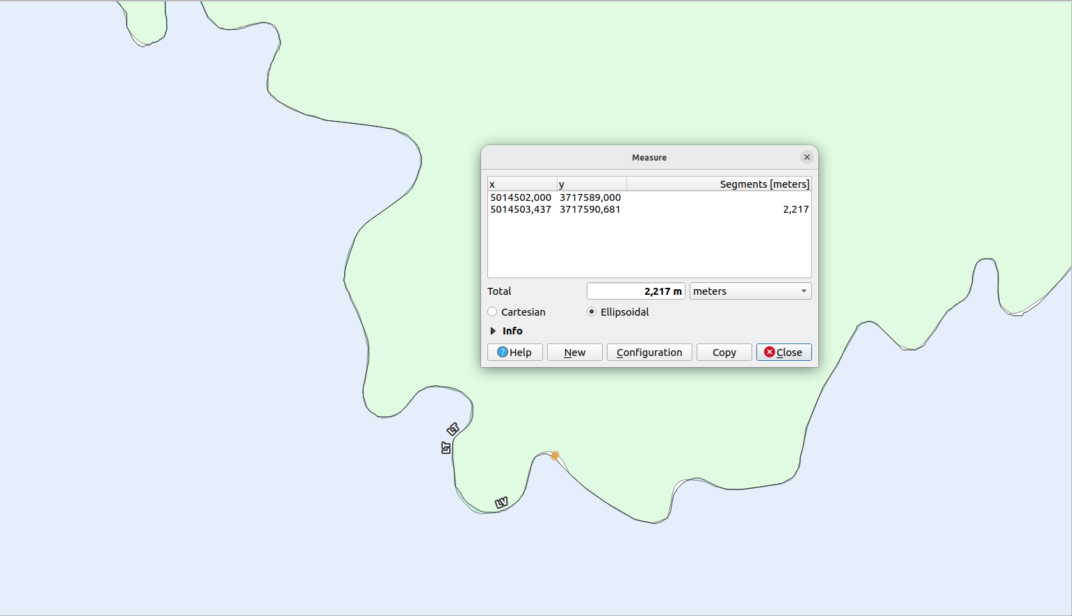LV/LT border mismatch of about 2.2 m
